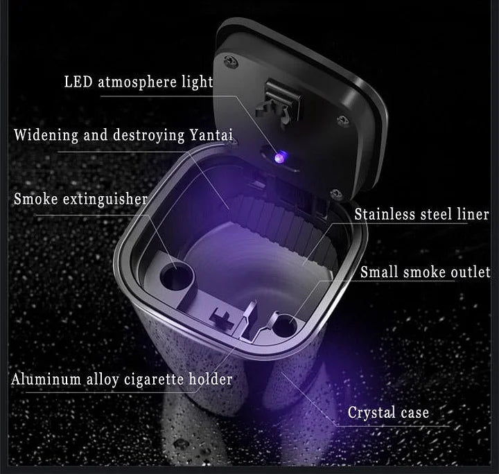 🔥Global Hot Sale🔥Multifunctional car ashtray✨