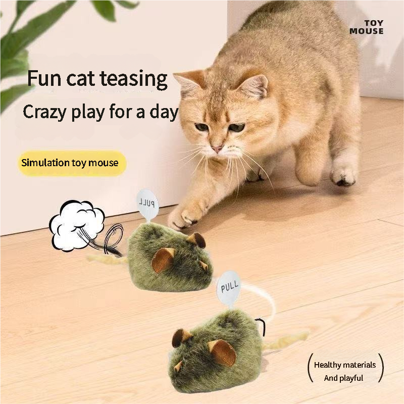 🔥Global Hot Sale🔥Mouse sound cat toy✨