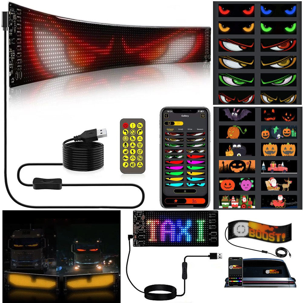 🔥HOT SALE 50% OFF🔥Car LED Flexible Screen/Demon Eye✨