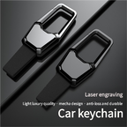 🔥Global Hot Sale🔥Car Laser Alloy Keychain✨4PCS✨