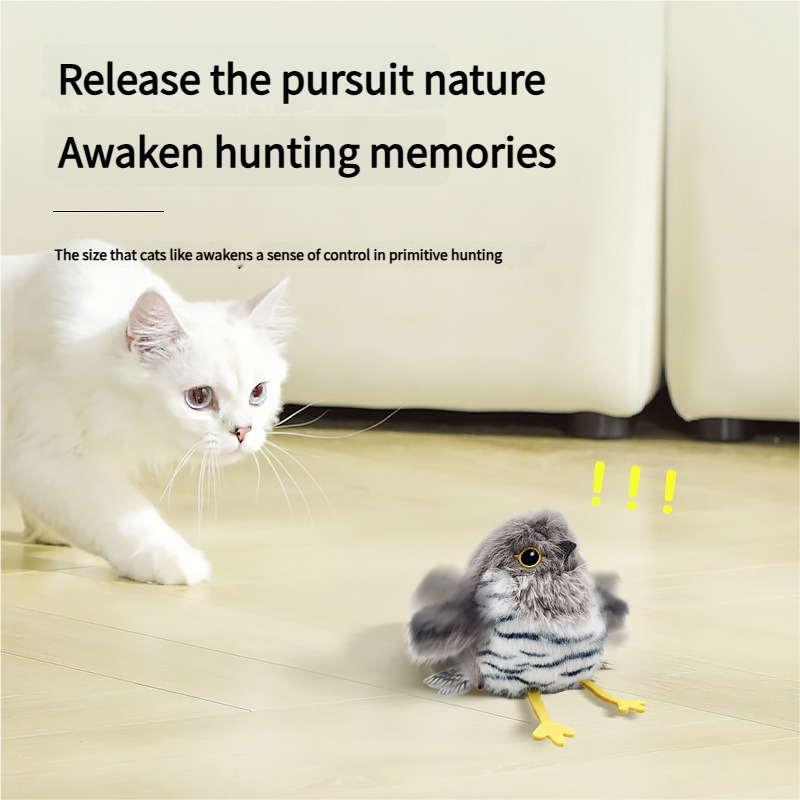 🔥Global Hot Sale🔥Pet toys, electric bird✨