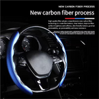 🔥Global Hot Sale🔥Carbon fiber steering wheel sleeve✨