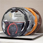 🔥Global Hot Sale🔥Carbon fiber steering wheel sleeve✨