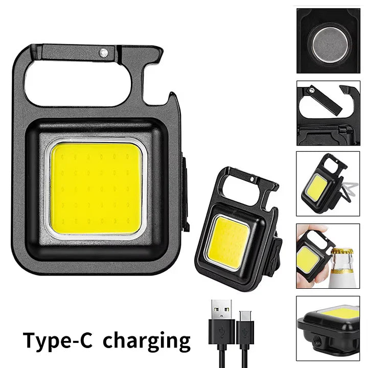 🔥HOT SALE 50% OFF🔥Multifunctional Metal Keychain Light✨