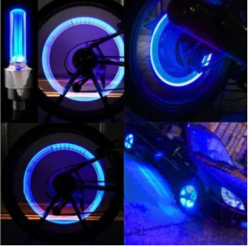 🔥HOT SALE 50% OFF🔥Premium LED Lights for Wheel Valve Caps Cars/Bikes✨