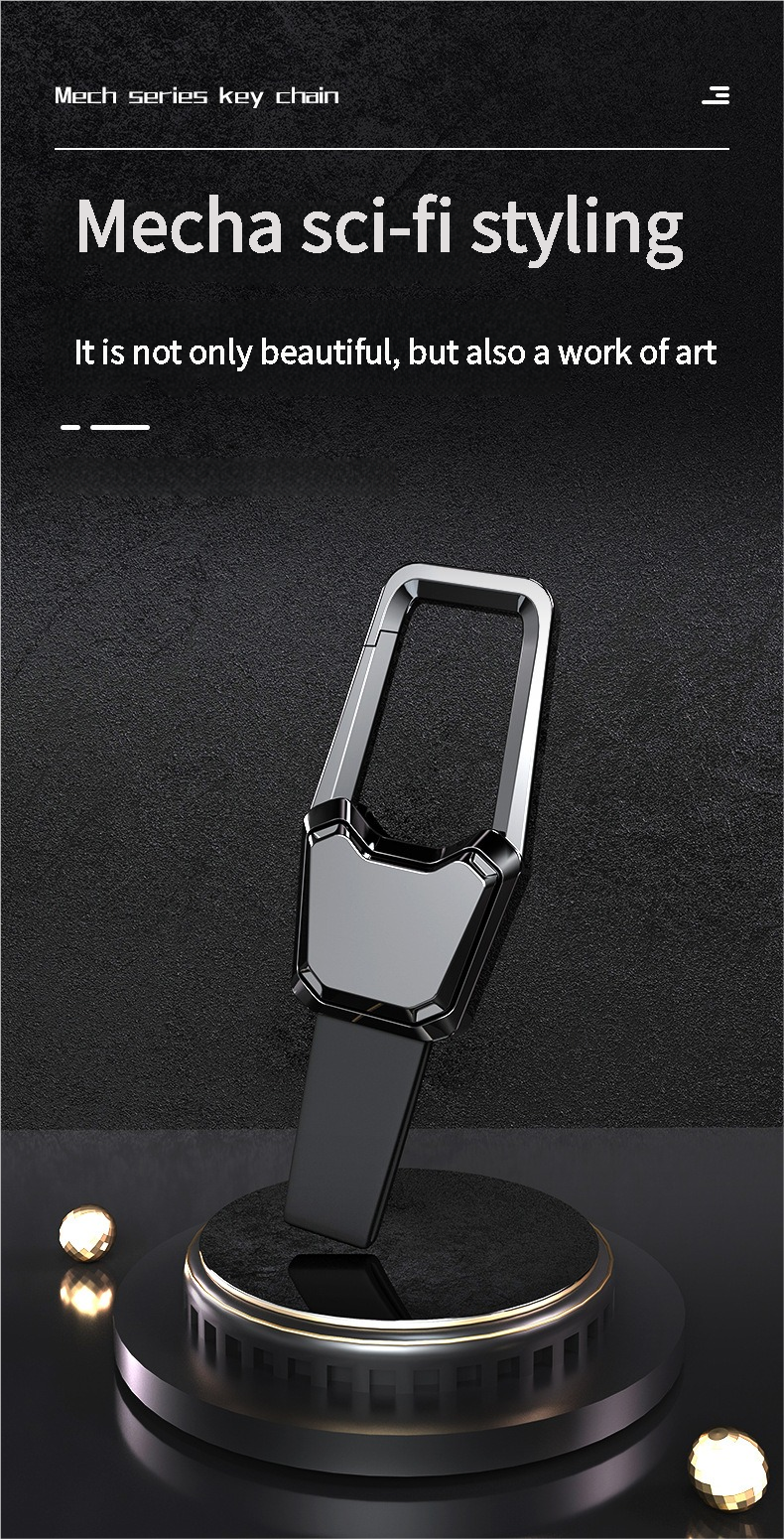 🔥Global Hot Sale🔥Car Laser Alloy Keychain✨4PCS✨