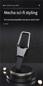 🔥Global Hot Sale🔥Car Laser Alloy Keychain✨4PCS✨