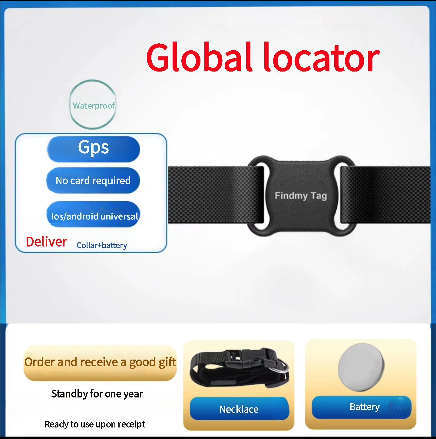 🔥Global Hot Sale🔥Pet tracking collar✨
