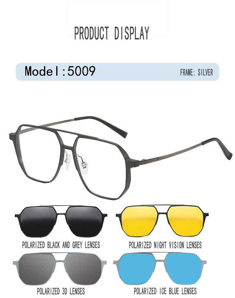 🔥HOT SALE 50% OFF🔥5 IN 1 Magnetic Glasses✨